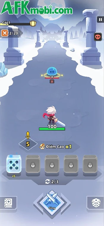 Dicero - Tung xúc xắc để nhân vật chiến đấu với bọn quái vật