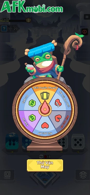 Dicero - Tung xúc xắc để nhân vật chiến đấu với bọn quái vật