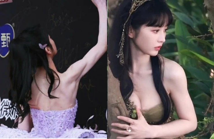 Điền Hi Vi vác con heo và cõng bạn diễn 1m90: Cảnh tượng gây sốt trên mạng xã hội