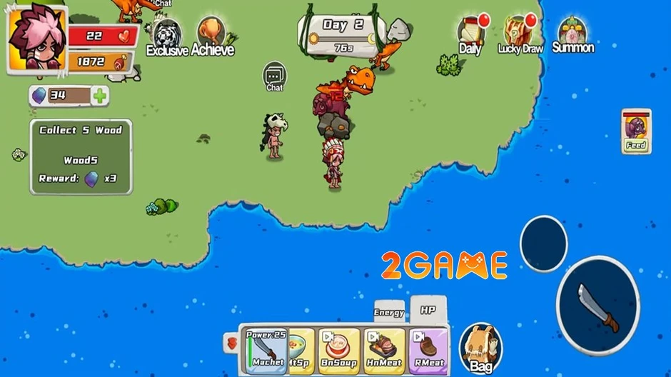 Dino Dominion: Island Brawl - Tuyệt phẩm sinh tồn "chữa lành" ở kỉ nguyên tiền sử