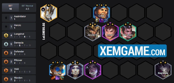 ĐTCL 16.6: Phương án tối ưu Vayne - Loris reroll khi sở hữu Cung Darkin ĐTCL 16.6: Phương án tối ưu Vayne - Loris reroll khi sở hữu Cung Darkin