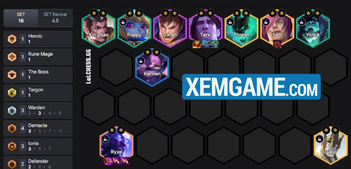 ĐTCL 16.6: Khám phá đội hình off-meta Ryze Quần Đảo Bóng Đêm từ Thách Đấu Hàn Quốc