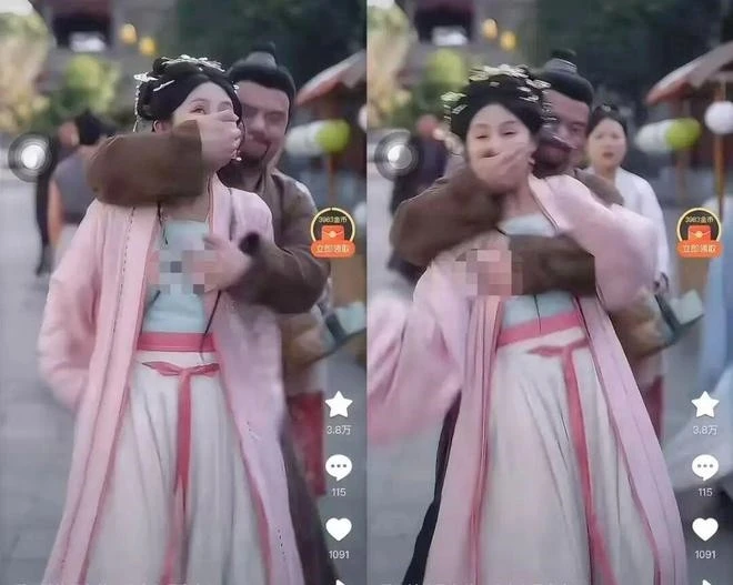 Dư luận dậy sóng sau sự cố nữ diễn viên bị q.uấ.y r.ố.i