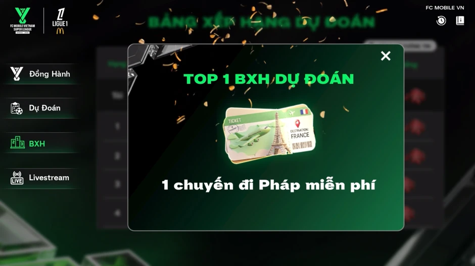 FC Mobile Việt Nam "chơi lớn": Đưa game thủ sang Pháp xem Ligue 1 cùng FVSL Spring 2026