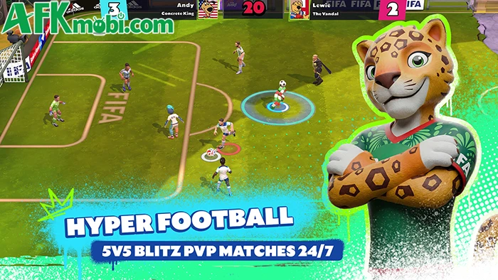 FIFA Heroes: Football Action cho bạn sử dụng các cầu thủ động vật FIFA Heroes: Football Action cho bạn sử dụng các cầu thủ động vật