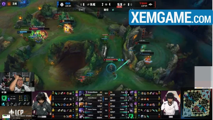 First Stand 2026: TSW thể hiện 15 phút đầu đầy ấn tượng, nhưng chưa thể định đoạt trận đấu