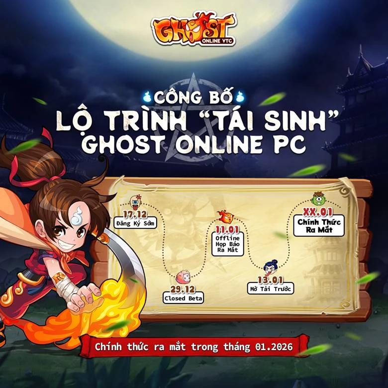 Ghost Online PC chính thức trở lại Việt Nam