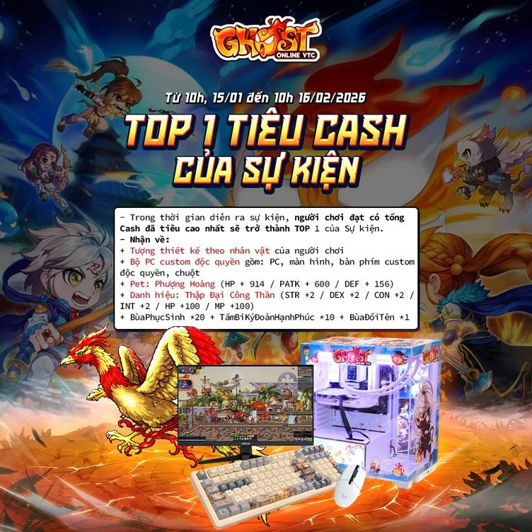 Ghost Online PC mở server - Hành trình săn quỷ huyền thoại đã trở lại