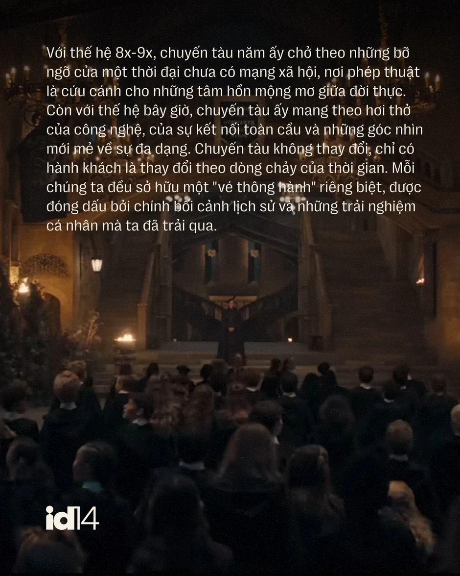 Harry Potter: Mỗi thế hệ đều có một chuyến tàu đến Hogwart của riêng mình