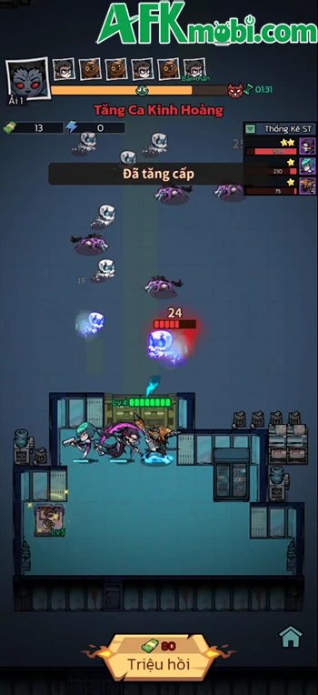 Haunted Room: Sleep Survivor game phòng thủ roguelike đơn giản