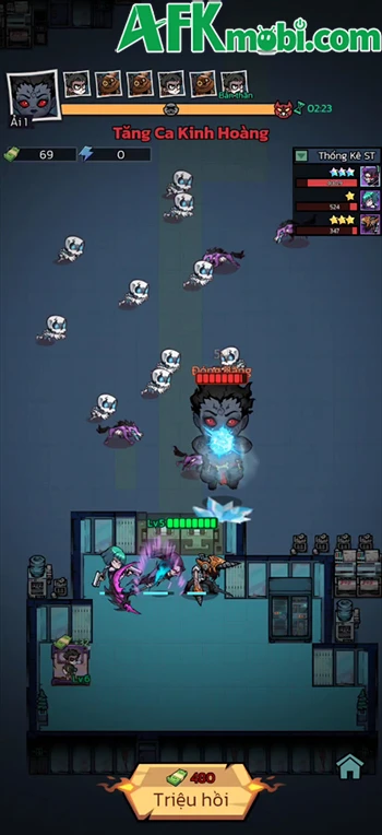 Haunted Room: Sleep Survivor game phòng thủ roguelike đơn giản