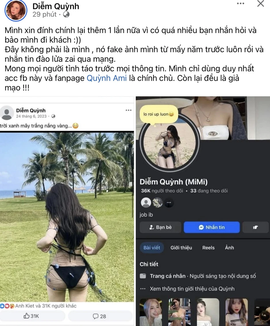 Hình ảnh cá nhân bị kẻ giả mạo lợi dụng, nữ streamer lên tiếng bóc trần!