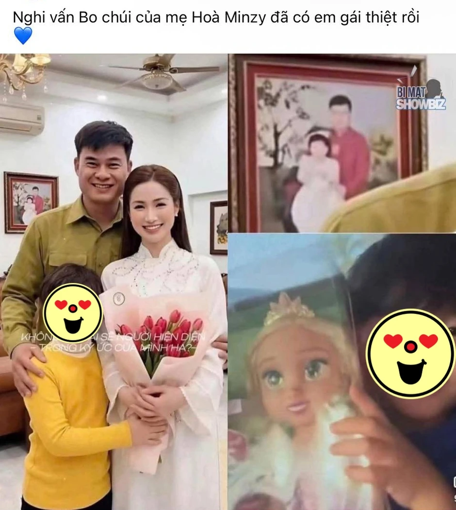Hoà Minzy lên tiếng trước nghi vấn lộ bức ảnh con gái treo trong nhà