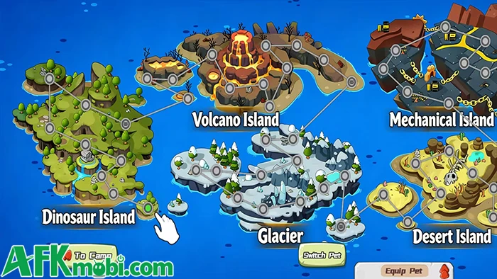 Hóa thân thành nhà thám hiểm trẻ đi khám phá các hòn đảo khủng long trong tựa game Dino Isle