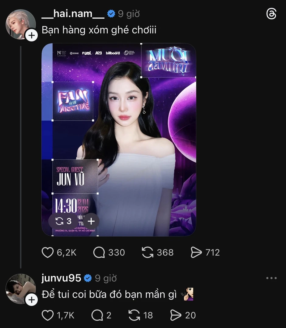 Jun Vũ bất ngờ tổ chức đám cưới nhưng chú rể không phải Hải Nam