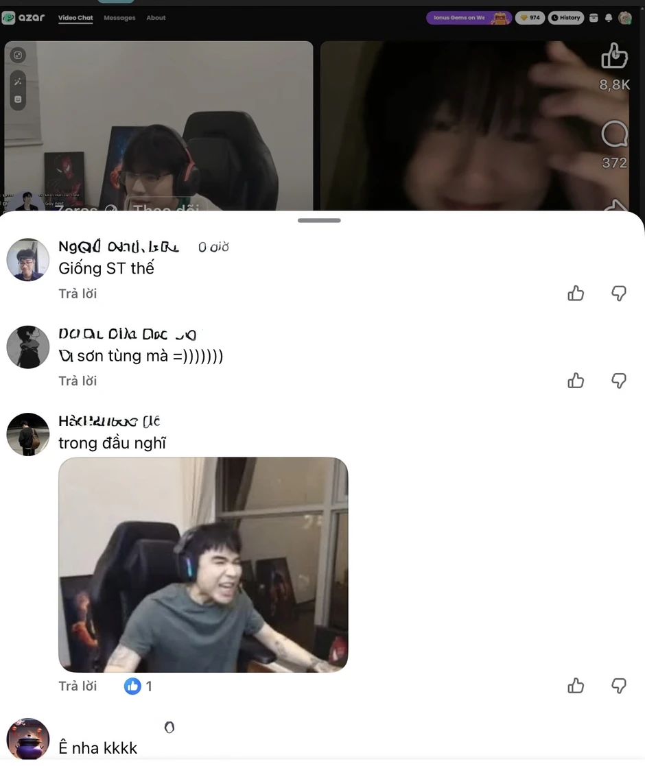 Kênh chat "đứng hình" trước màn giao lưu của Zeros với fan nữ Kênh chat "đứng hình" trước màn giao lưu của Zeros với fan nữ