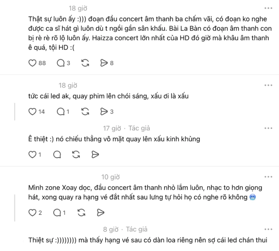 Khán giả than thở loạt trải nghiệm bất ổn trong concert Hoàng Dũng