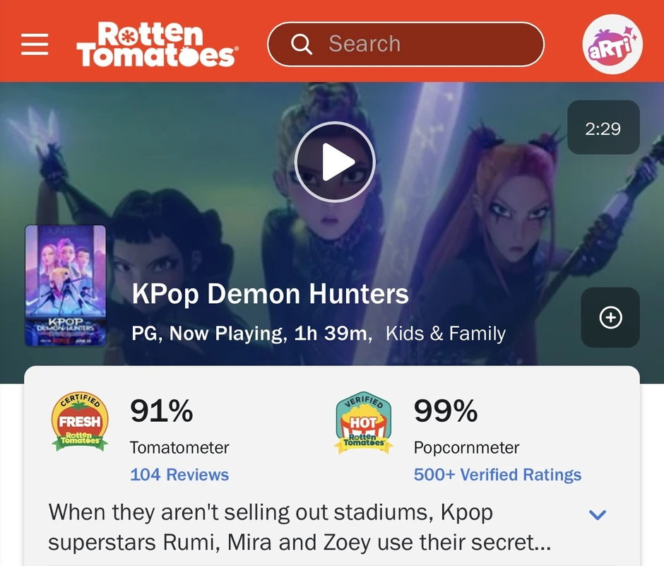 KPop Demon Hunters là niềm tự hào của cả Hàn Quốc KPop Demon Hunters là niềm tự hào của cả Hàn Quốc