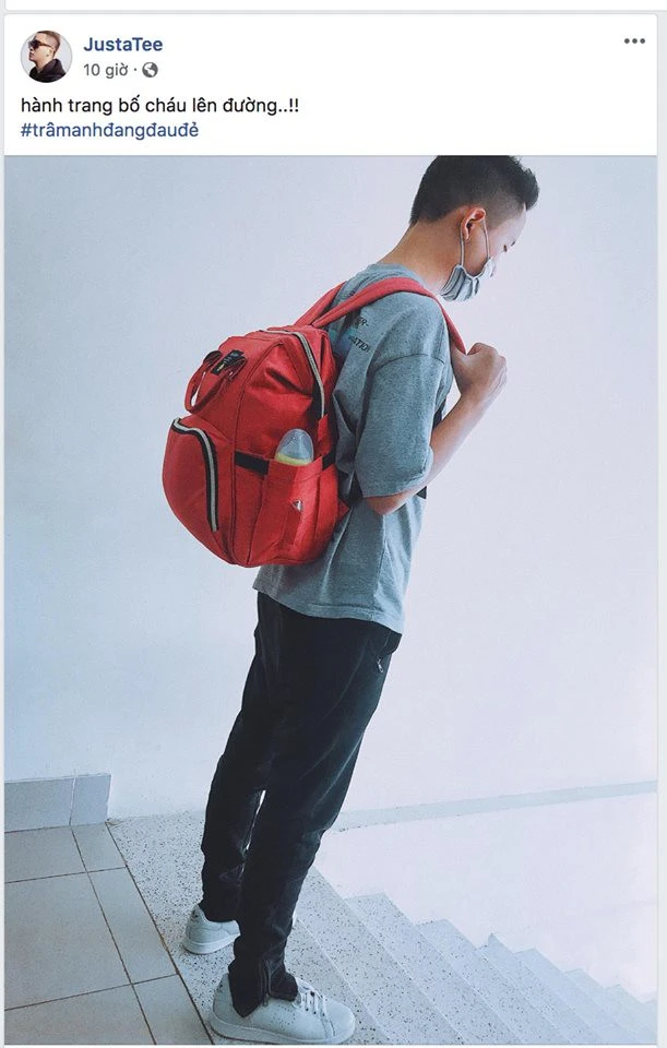 Lần thứ 3 đưa Trâm Anh đi đẻ, JustaTee bị soi thái độ khác biệt