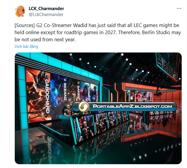 LEC có thể chuyển sang thi đấu online từ 2027, Riot Games cân nhắc đóng cửa studio Berlin?