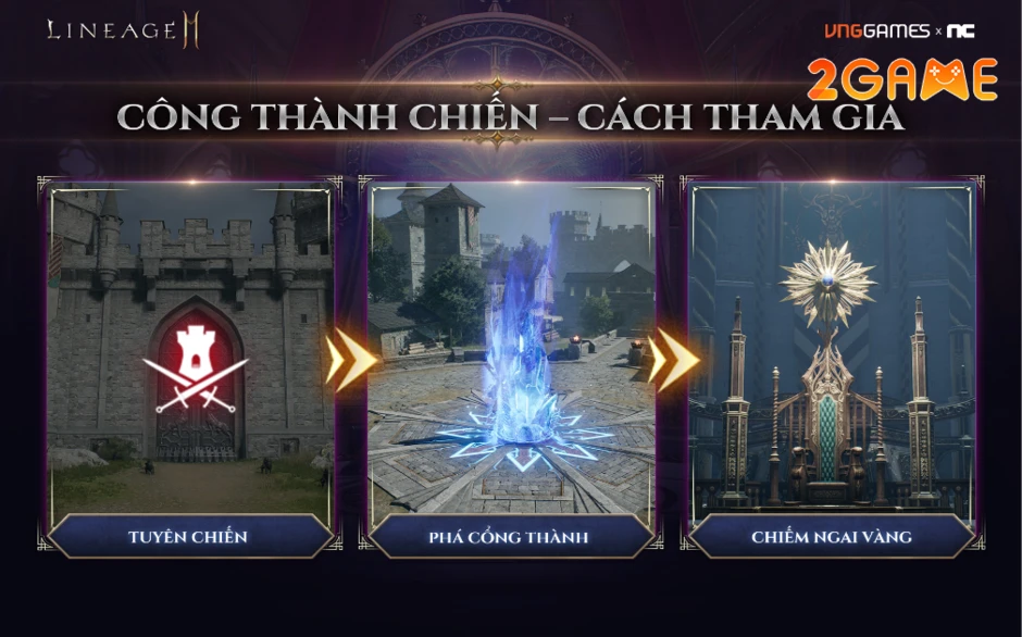 Lineage2M - Tất tần tật về Công Thành Chiến mà bạn cần biết Lineage2M - Tất tần tật về Công Thành Chiến mà bạn cần biết