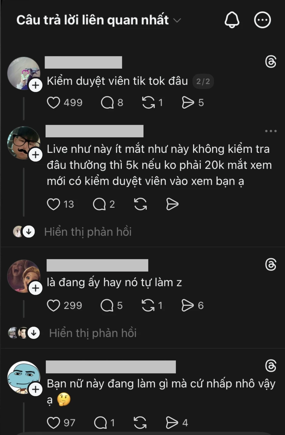 Livestream đầy ám muội ngang nhiên phát sóng, TikTok đang buông lỏng quản lý hay bất chấp để một bộ phận "làm bậy"? Livestream đầy ám muội ngang nhiên phát sóng, TikTok đang buông lỏng quản lý hay bất chấp để một bộ phận "làm bậy"?