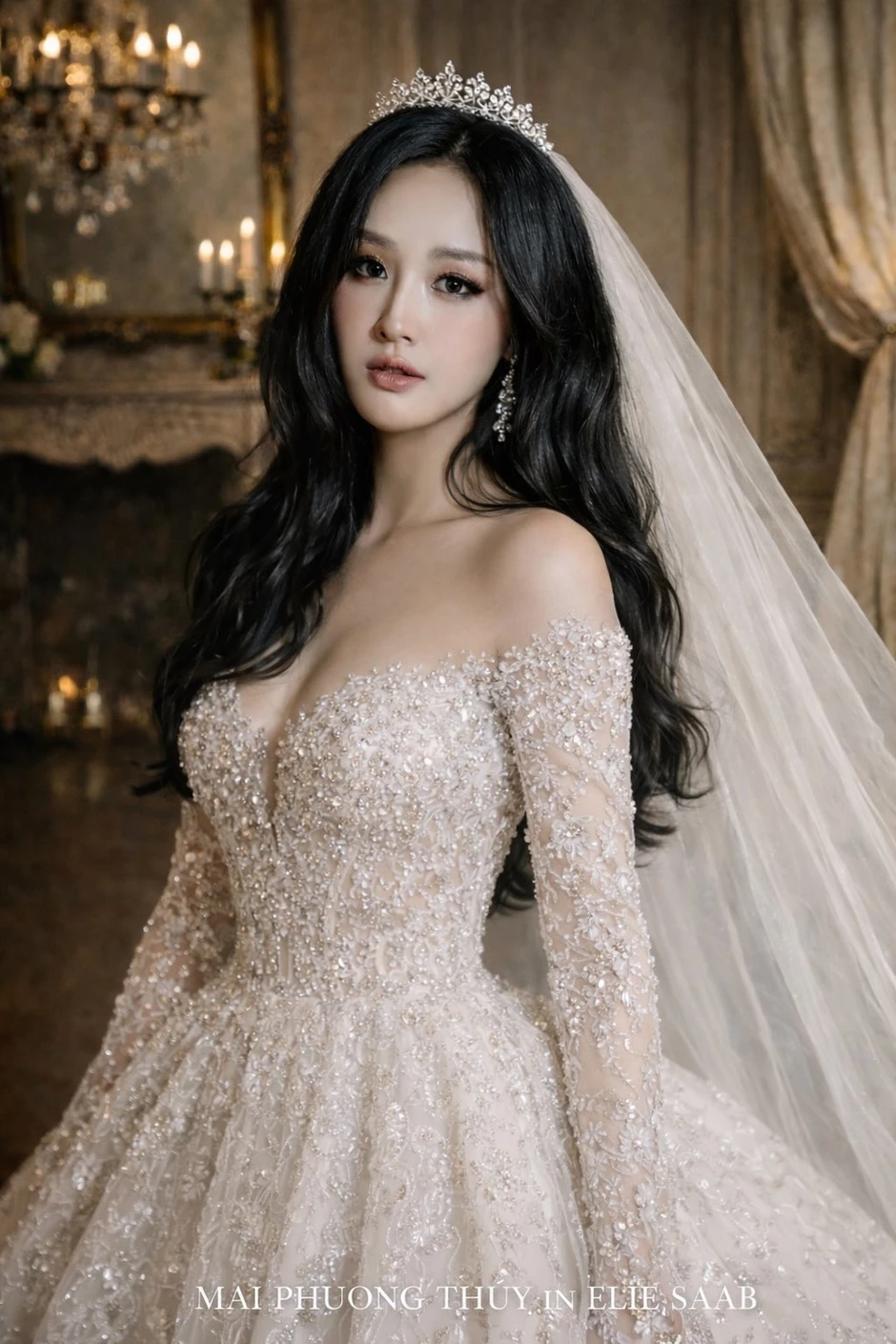 Lộ ảnh cưới của Hoa hậu Mai Phương Thuý