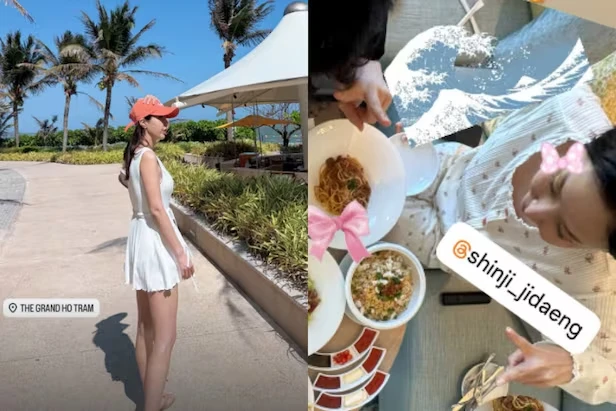 Mỹ nhân Gia Đình Là Số 1 thả dáng tại Việt Nam trước thềm đám cưới với “hồng hài nhi”