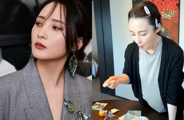 Mỹ nhân showbiz đang ăn, trợ lý riêng liền nhìn chằm chằm rồi lớn tiếng nhắc nhở: "Miếng thứ 3 rồi đó chị"