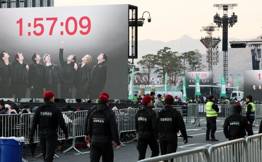 Màn "phông bạt" lịch sử của BTS