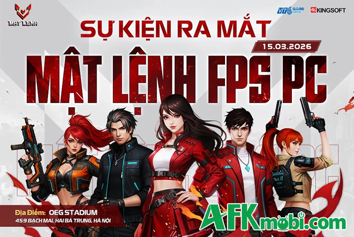 Mật Lệnh: FPS PC sắp ra mắt tại Việt Nam – Tin AFKMobi về game mobile và H5 chất lượng cao