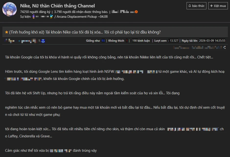 Mất trắng tài khoản game vì lỡ... tìm "ảnh abc" trên mạng, nam thanh niên "khóc thét" cầu cứu Mất trắng tài khoản game vì lỡ... tìm "ảnh abc" trên mạng, nam thanh niên "khóc thét" cầu cứu