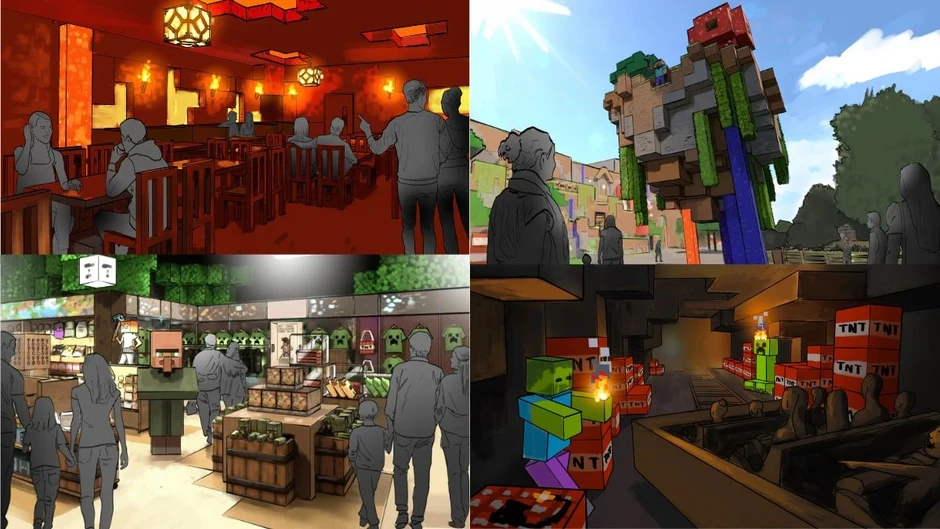 Minecraft được "rót vốn" gần 2000 tỷ, chuẩn bị mở riêng một công viên giải trí ngoài đời thực?
