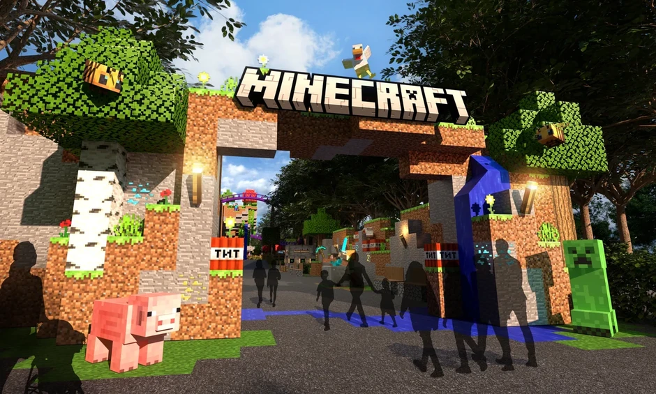Minecraft được "rót vốn" gần 2000 tỷ, chuẩn bị mở riêng một công viên giải trí ngoài đời thực?