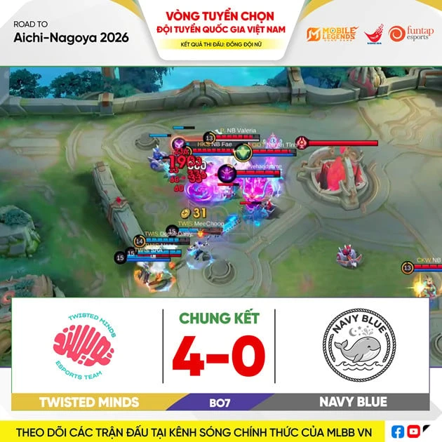 MLBB: Saigon Phantom Vượt Qua The Vicious, Đại Diện Esports Việt Nam Đến ASIAD 2026 MLBB: Saigon Phantom Vượt Qua The Vicious, Đại Diện Esports Việt Nam Đến ASIAD 2026