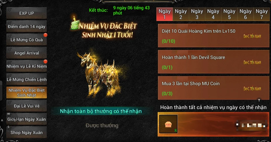 Mu Lục Địa VNG chuẩn bị kỷ niệm 1 năm ra mắt tại Việt Nam Mu Lục Địa VNG chuẩn bị kỷ niệm 1 năm ra mắt tại Việt Nam