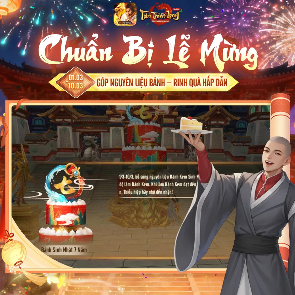 Mừng sinh nhật 7 tuổi, Tân Thiên Long Mobile công bố loạt hoạt động tưng bừng cho game thủ