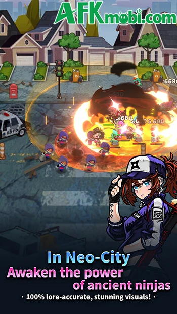 Ninja Gangsters: Idle Streets – Xu hướng phát triển nhân vật ninja và chiến lược đô thị thời hiện đại