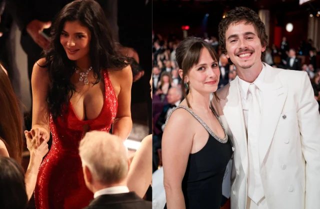 Nổ drama tại Oscar 2026: Kylie Jenner đụng mặt chị gái Timothée Chalamet, có thái độ khinh khỉnh coi thường gây "nóng mắt"?