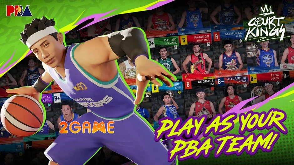 PBA Court Kings: Trải nghiệm bóng rổ trên di động đầy năng động
