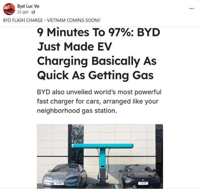 Phát minh của Trung Quốc làm rung chuyển ngành xe điện: sạc nhanh như đổ xăng, sắp có mặt tại Việt Nam?