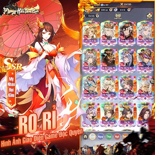 Phong Hầu Tam Quốc game đấu tướng chiến thuật về Việt Nam