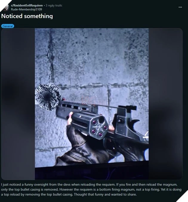 Resident Evil Requiem: Người Dùng Chia Sẻ Phát Hiện Thú Vị Về Khẩu Requiem Mà Capcom ... Quên