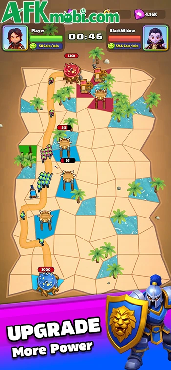 Rival Realms cho bạn sử dụng các công trình để đánh bại đối thủ