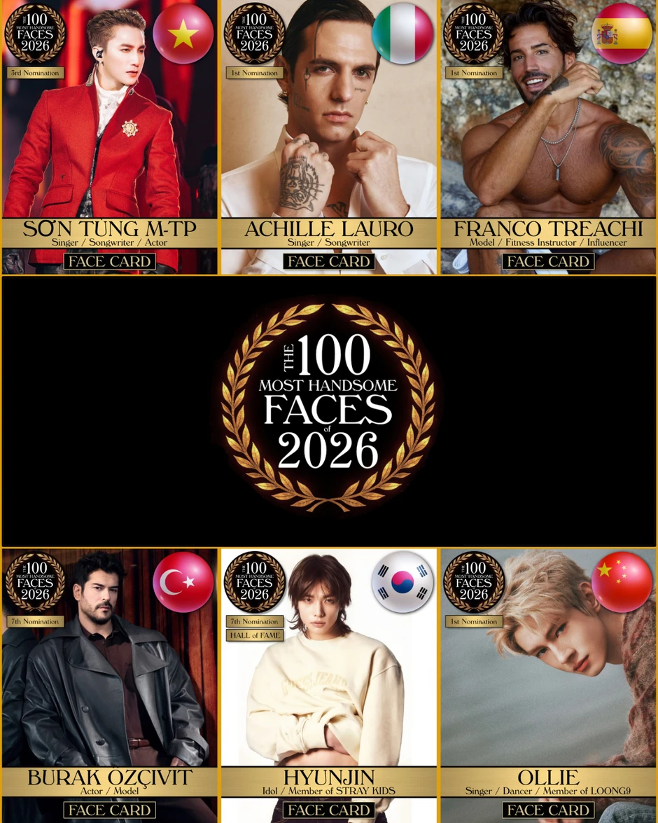 Sơn Tùng M-TP lọt đề cử đẹp trai nhất thế giới 2026 | Tin tức cập nhật