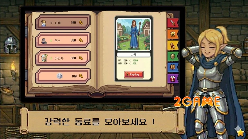 Super Pixel Knights – Game chiến thuật thẻ bài phong cách pixel art