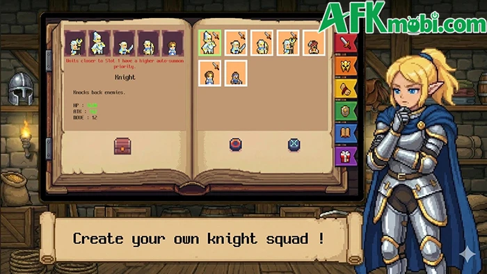 SuperPixelKnights – Hướng dẫn xây dựng đội hình hiệp sĩ để bảo vệ vương quốc