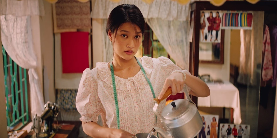 Thiên Ân để mặt mộc 100% lên phim