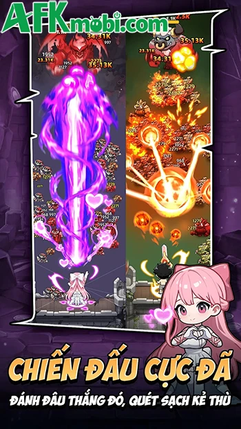 Thú Cưng vs Ác Long game phòng thủ roguelike đơn giản