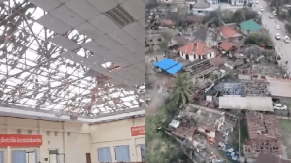 Mưa đá dội xuống Viêng Chăn: Hàng nghìn mái nhà bị "xé toạc", trường học, chùa chiền cũng bị phá hủy, người dân bàng hoàng trong cảnh đổ nát kenhtingame com thumb mua da doi xuong vieng chan hang nghin mai nha bi quot xe toac quot truong hoc chua chien cung bi pha huy nguoi dan bang hoang trong canh do nat 59341774366761258 940w